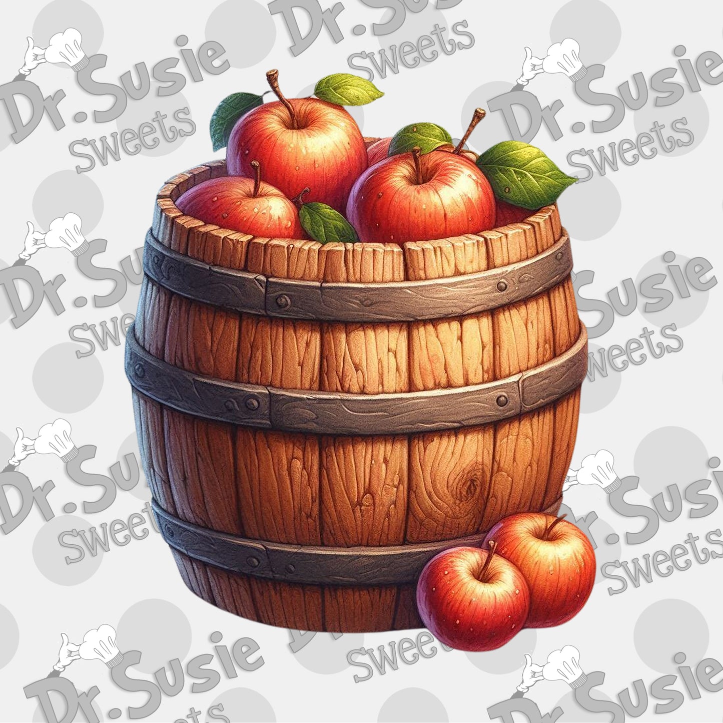 Apple Barrell-Edible Printer Digital Image