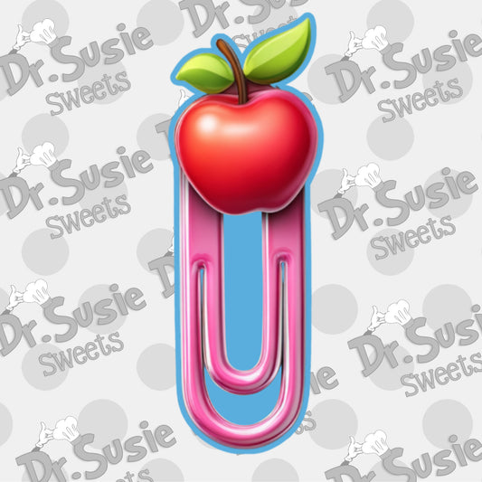 Apple Paper Clip-STL