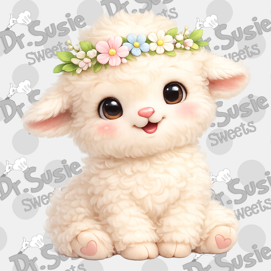 Baby Lamb-Edible Printer Digital Image
