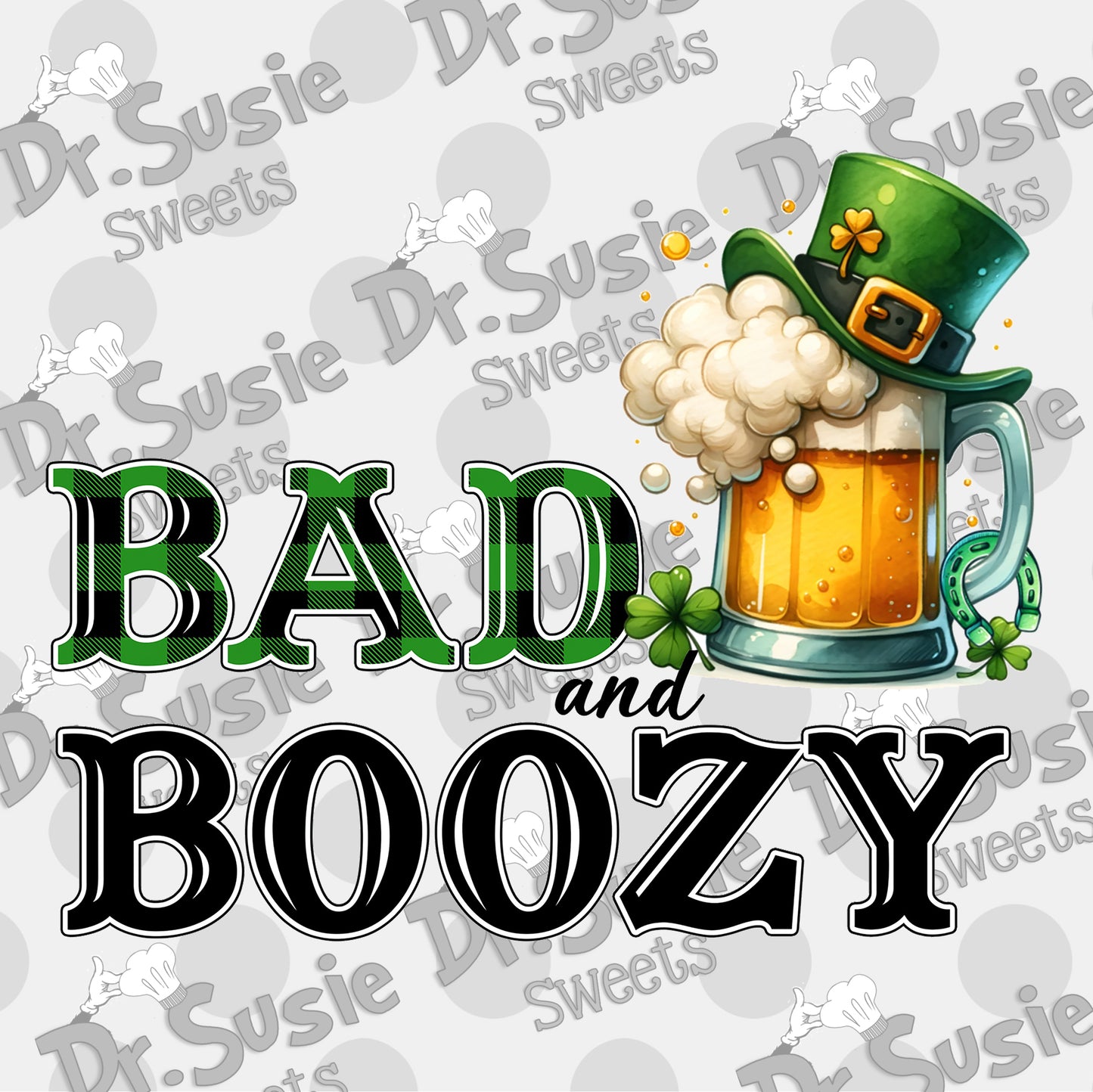 Bad and Boozy-Edible Printer Digital Image