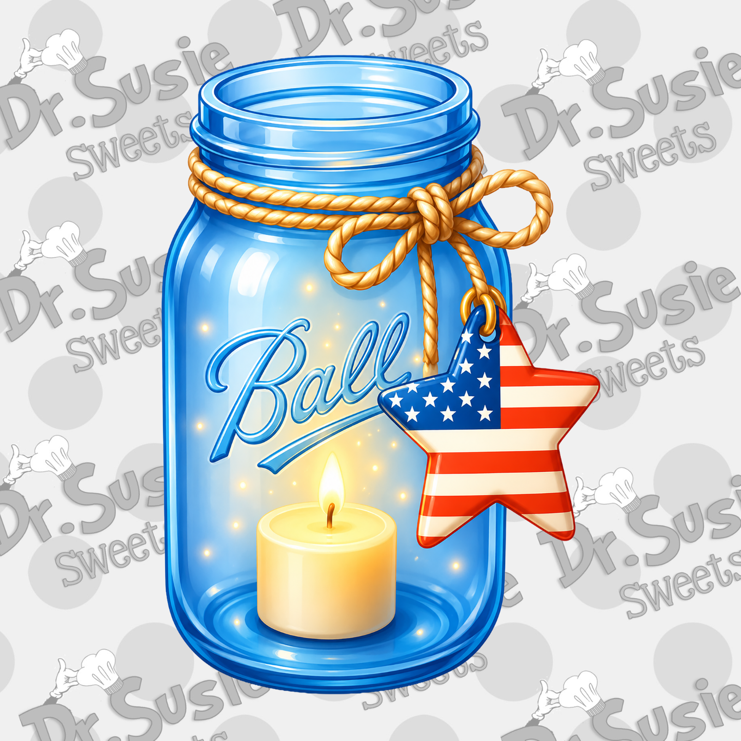 Ball Jar-Edible Printer Digital Image