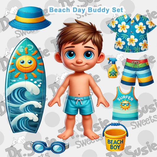 Beach Day Buddy:Surfer Boy Edition-STL File