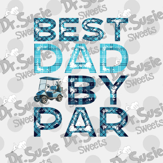 Best Dad By Par-Edible Printer Digital Image