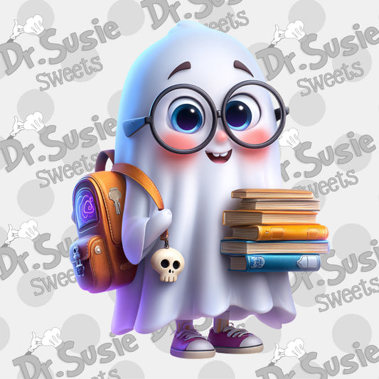 Boo-ks Are My Jam_Ghost-Edible Printer Digital Image