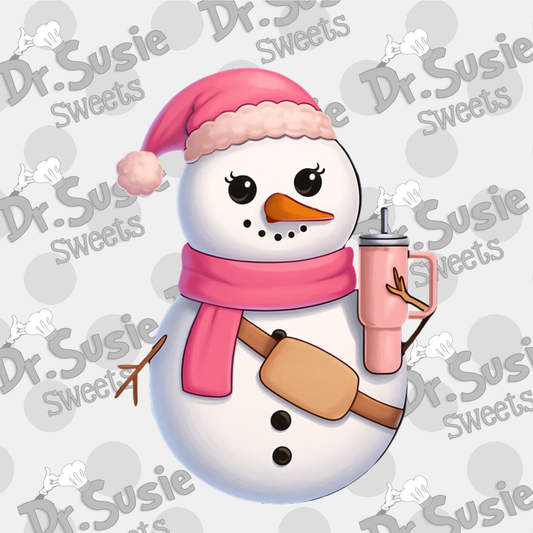 Christmas Boujee Snowman-STL