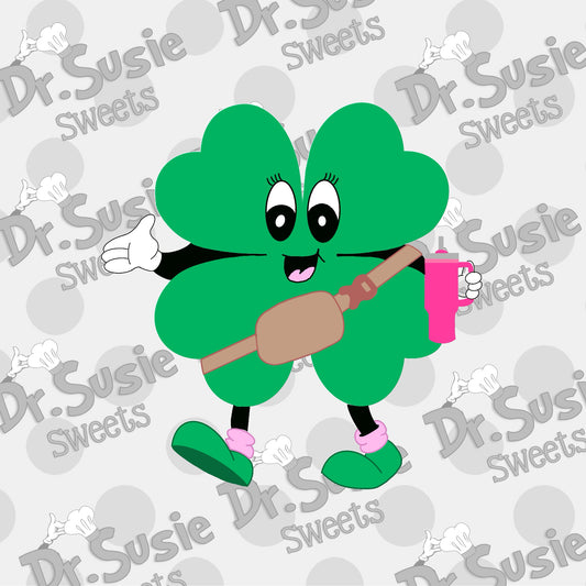 Bougie Shamrock-Edible Printer Digital Image