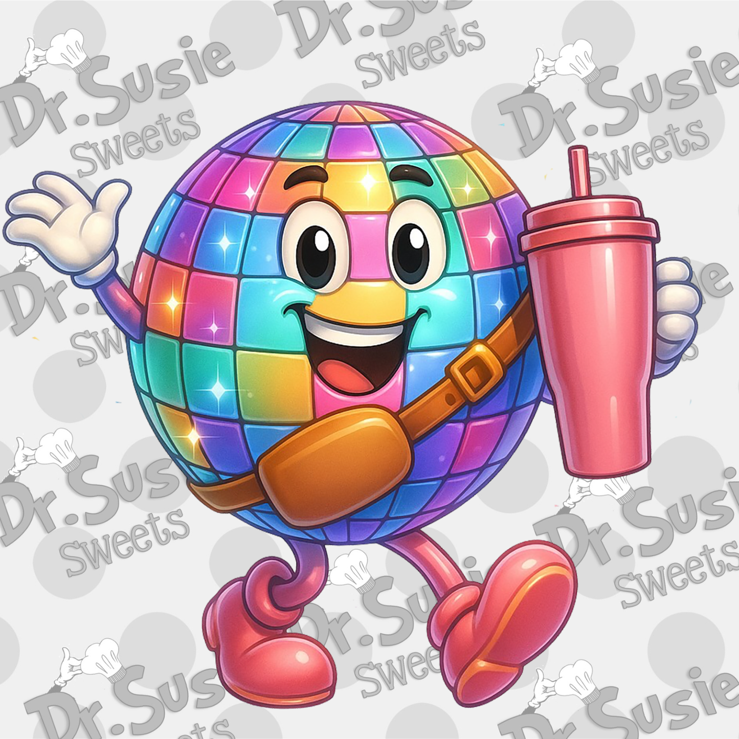 Boujee Discoball-Edible Printer Digital Image