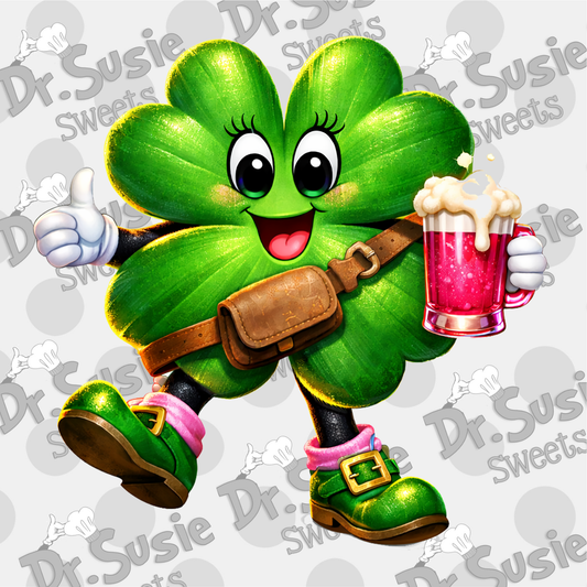 Boujee Shamrock-Edible Printer Digital Image