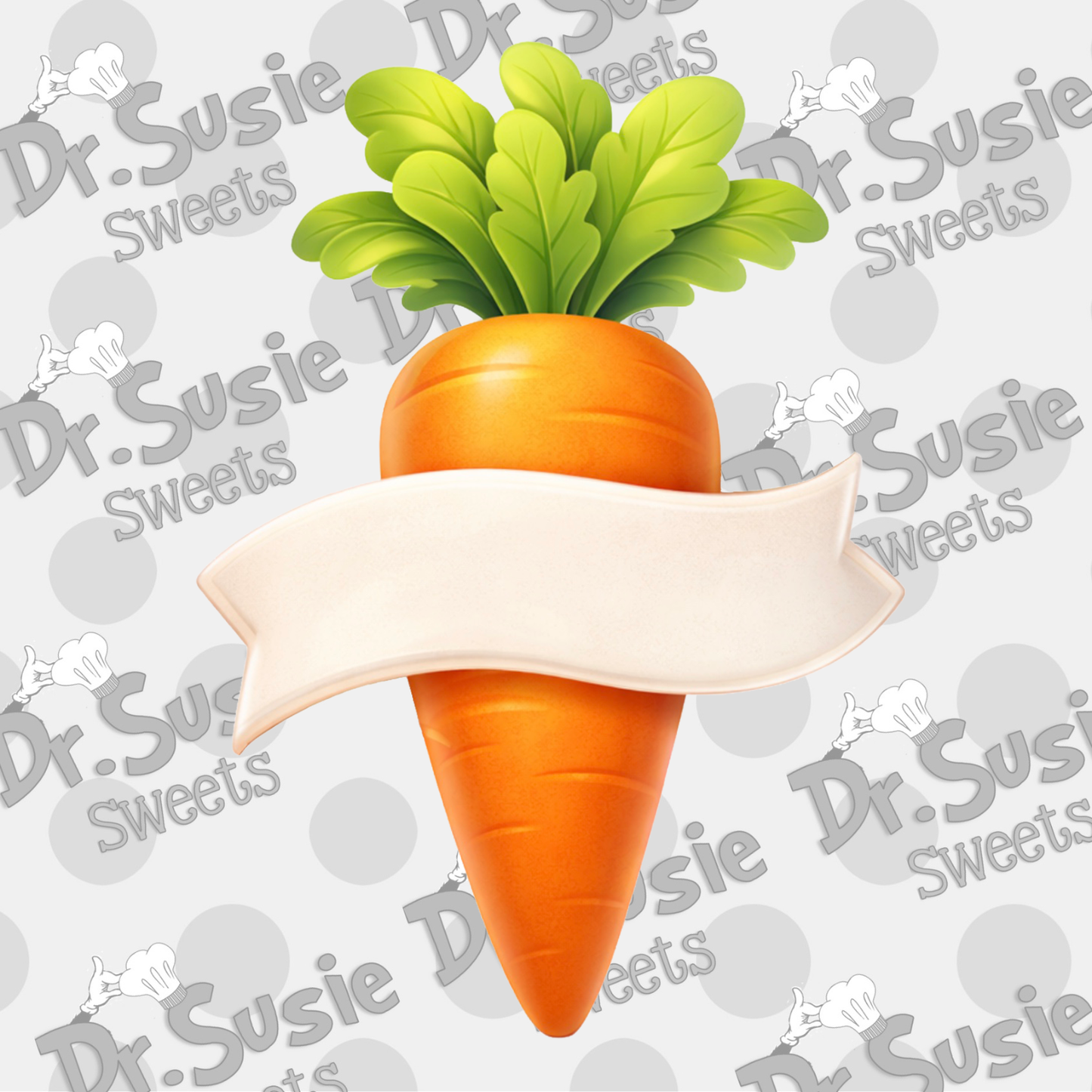 Banner Carrot-Edible Printer Digital Image