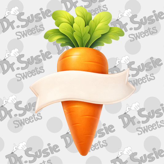 Banner Carrot-Edible Printer Digital Image