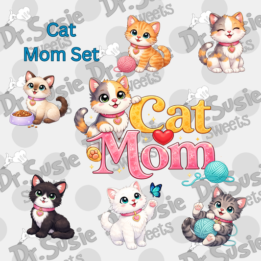 Cat Mom Set-STL