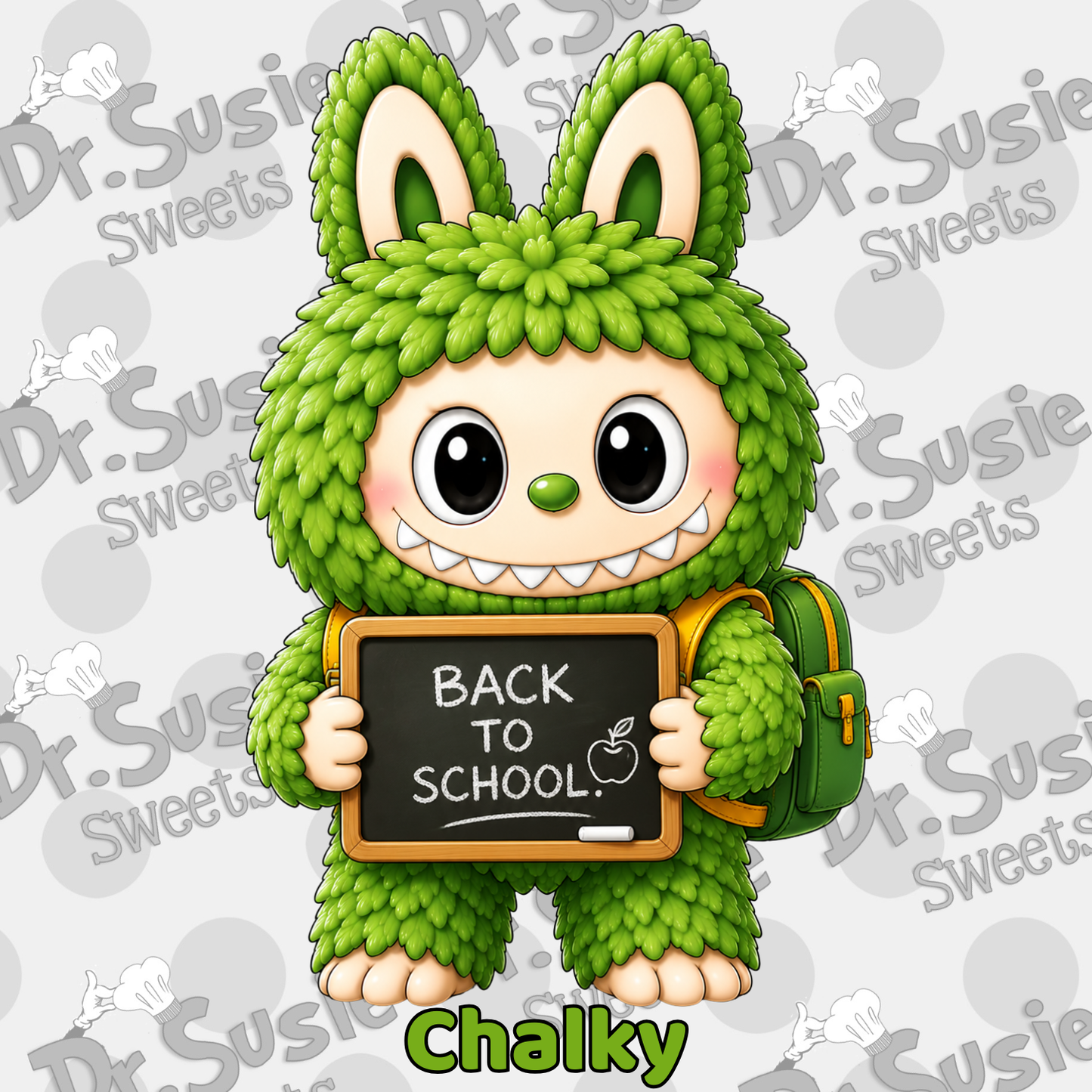 Back to School Fuzzy Monsters-STL