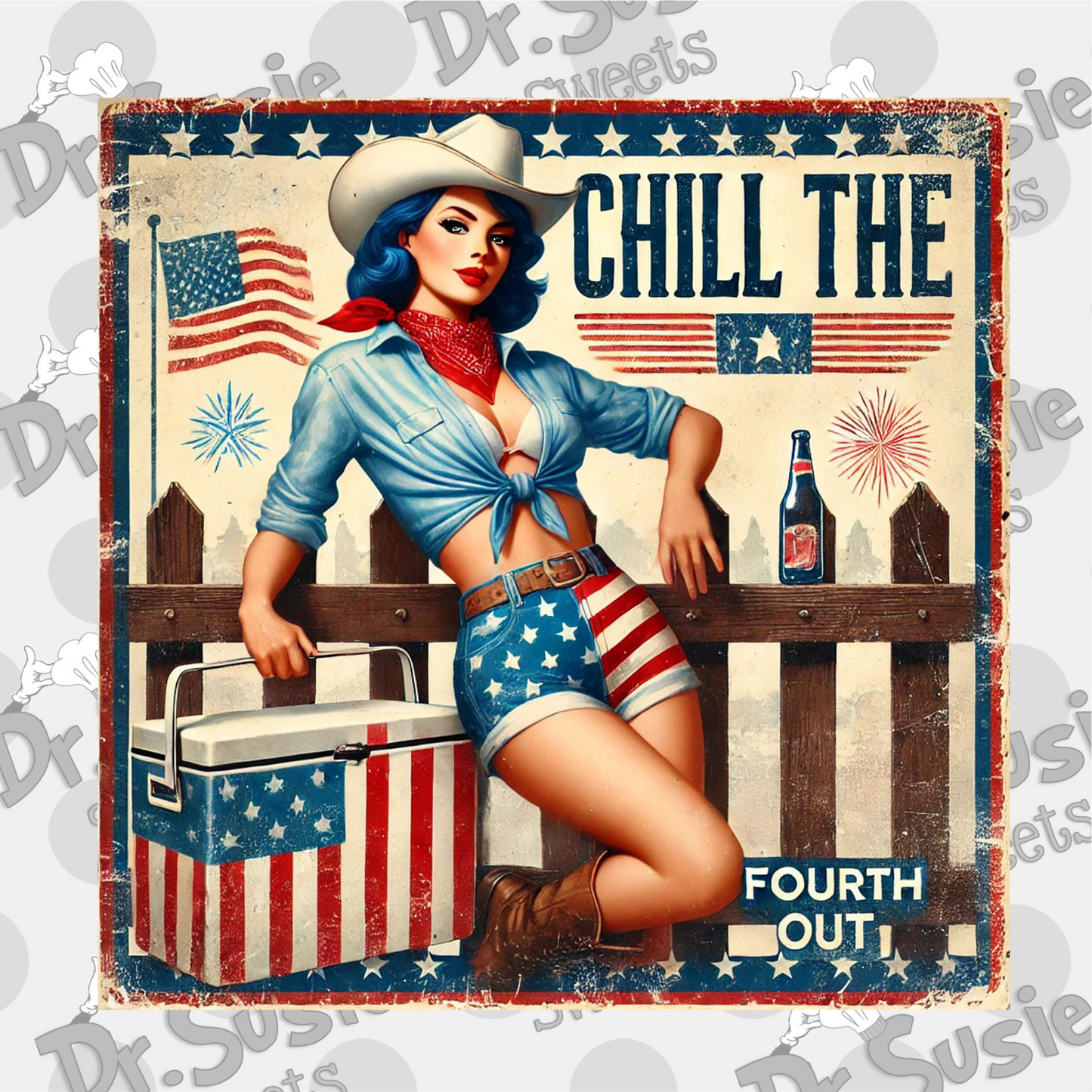 Chill the Fourth Out-Edible Printer Digital Image