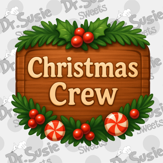 Christmas Crew Plaque-STL Files