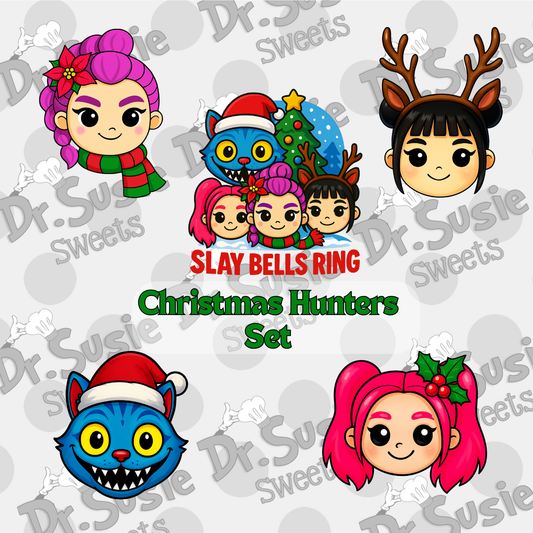 Christmas KPop Demon Hunters Set-STL