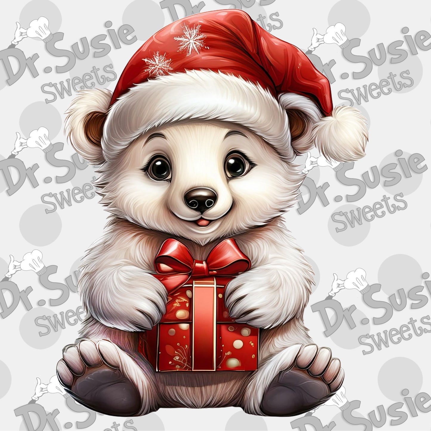 Christmas Polar-Edible Printer Digital Image