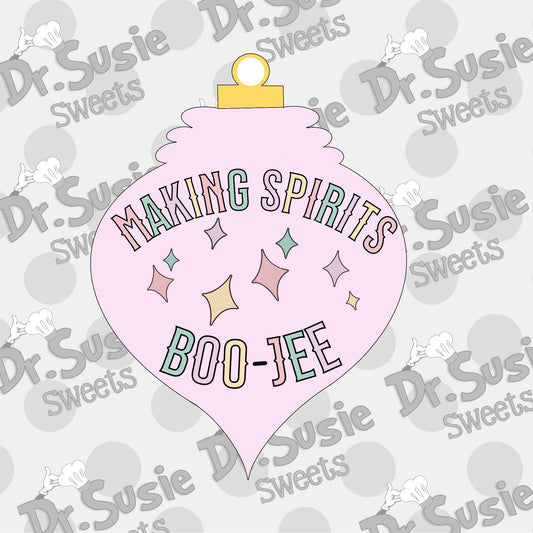 Boojee Christmas Ornament-Edible Printer Digital Image