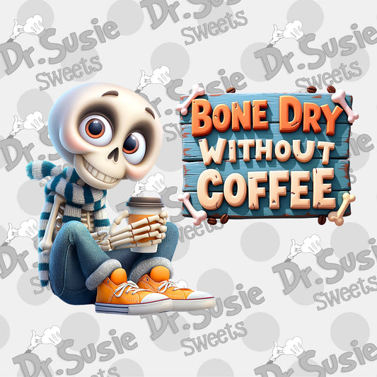 Coffee Skeleton Set-Edible Printer Digital Image