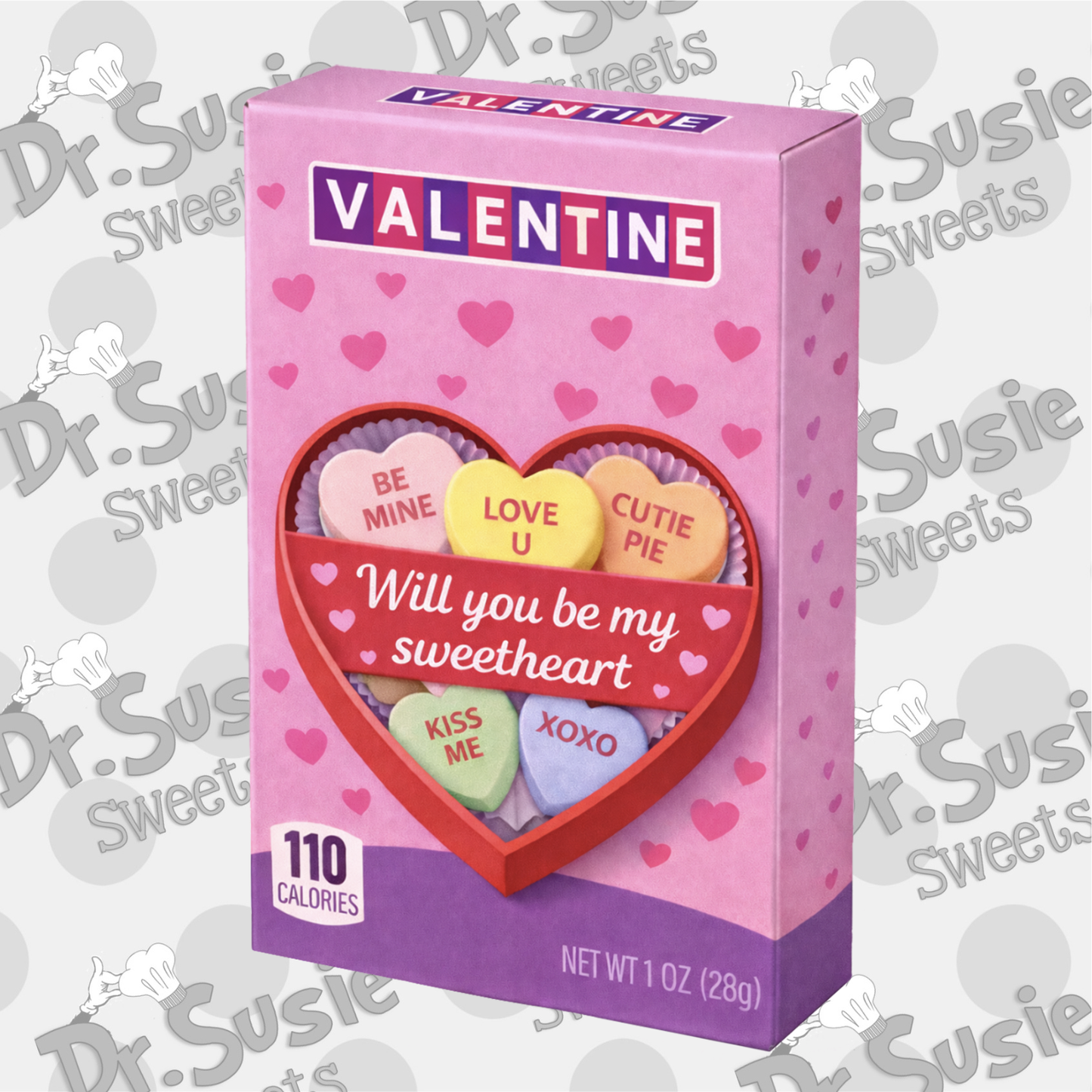 Conversation Hearts Set-STL