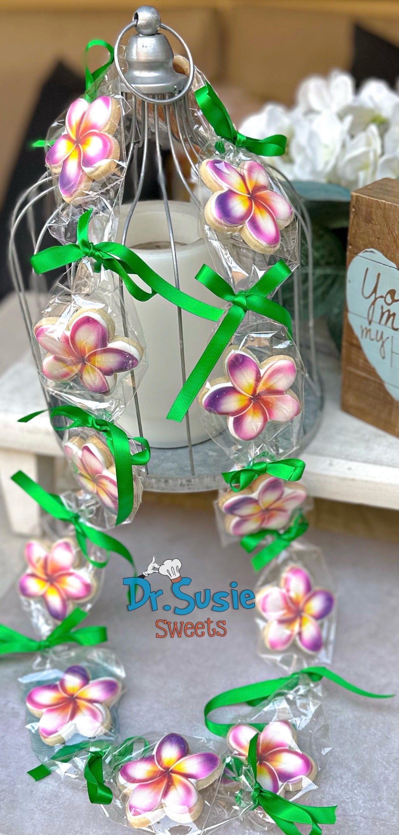 Magenta Plumeria-Edible Printer Digital Image