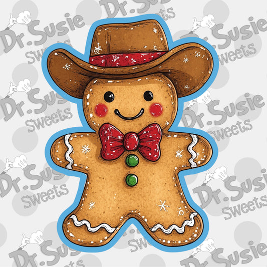 Cowboy Gingerbreadman-STL Files