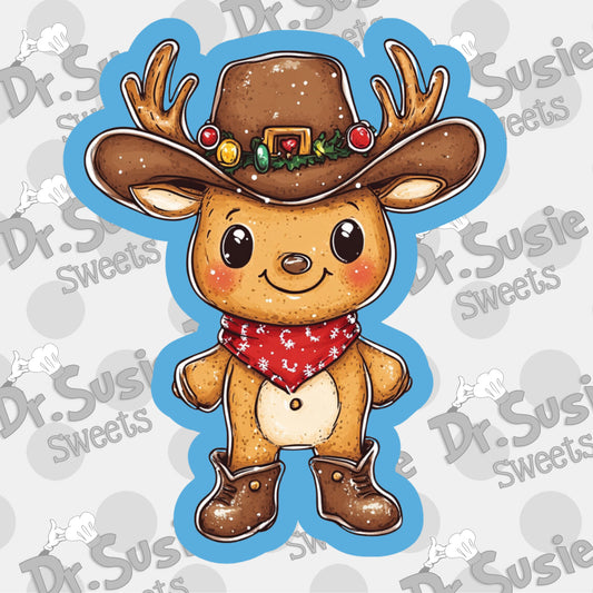 Cowboy Reindeer-STL Files