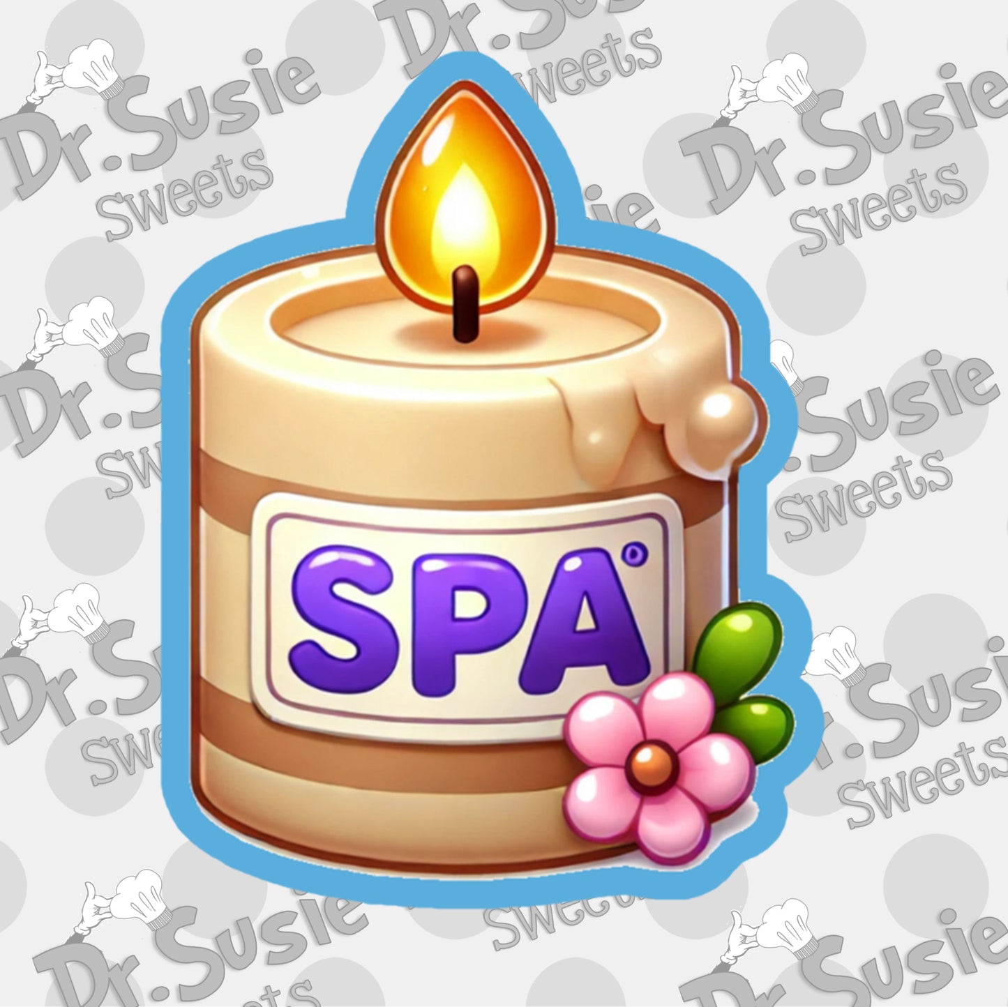 Cream Spa Candle-STL
