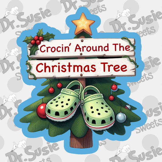 Crocin Around The Christmas Tree Plaque-STL Files