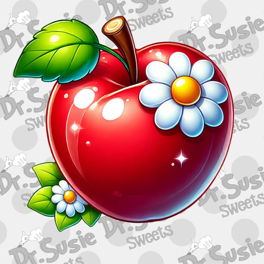 Daisy Apple-Edible Printer Digital Image