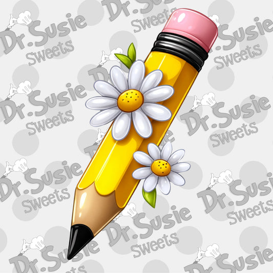 Daisy Pencil-Edible Printer Digital Image