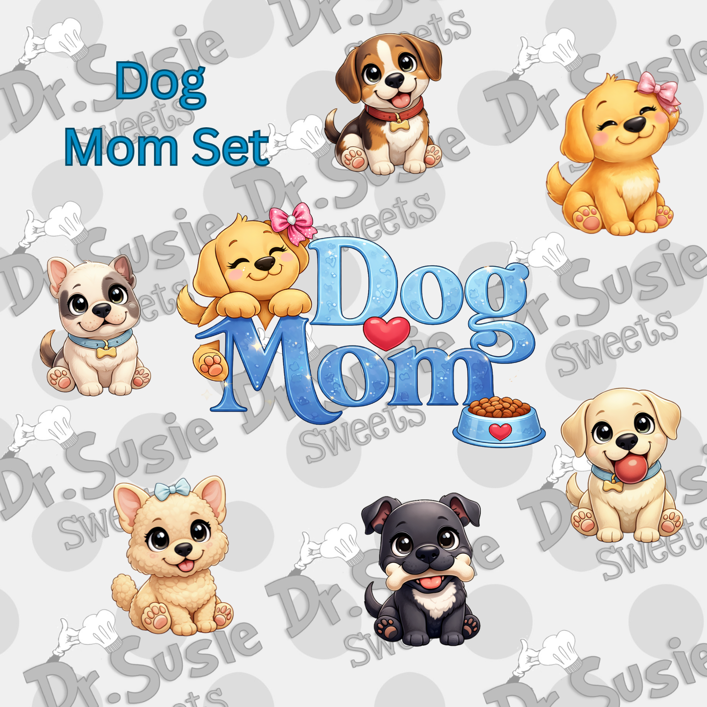 Dog Mom Set-STL