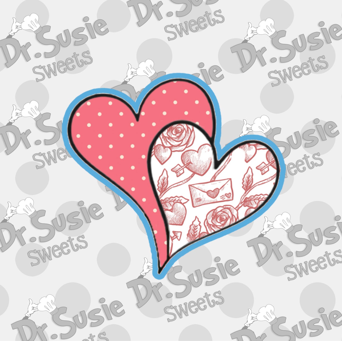 Double Hearts-STL File