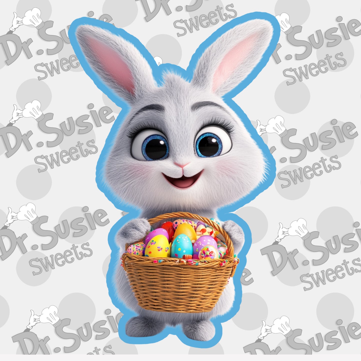 Easter Bunny with Basket STL