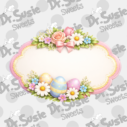 Easter Plaque-Edible Printer Digital Image