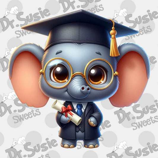Elephant Grad-Edible Printer Digital Image