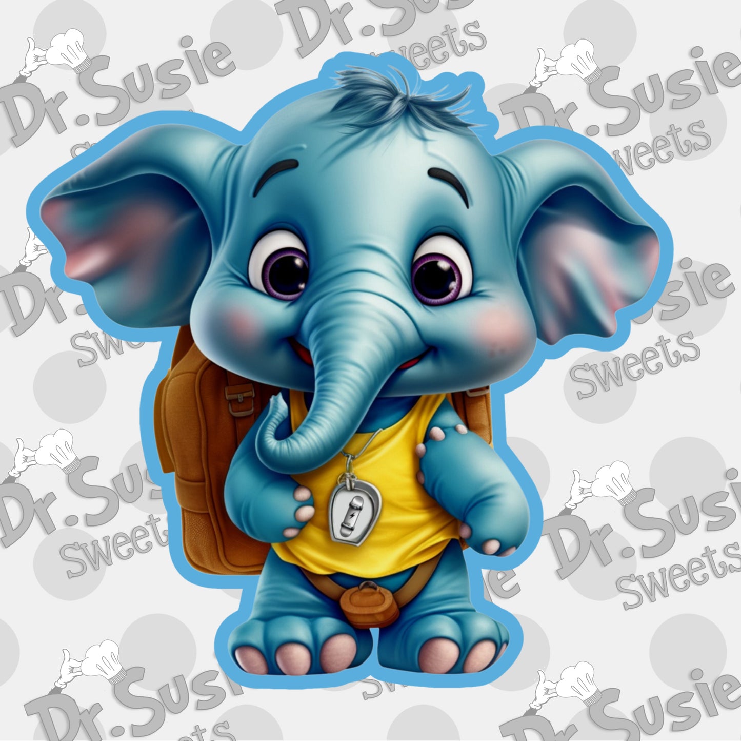 Elephant w Backpack-STL