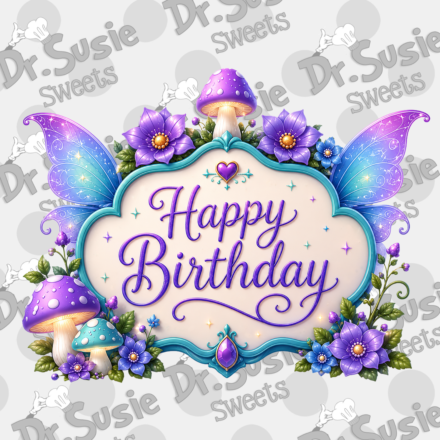 Fairy Birthday Set-STL