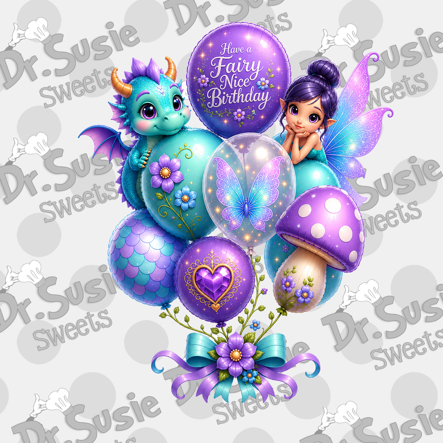 Fairy Birthday Set-Edible Printer Digital Image