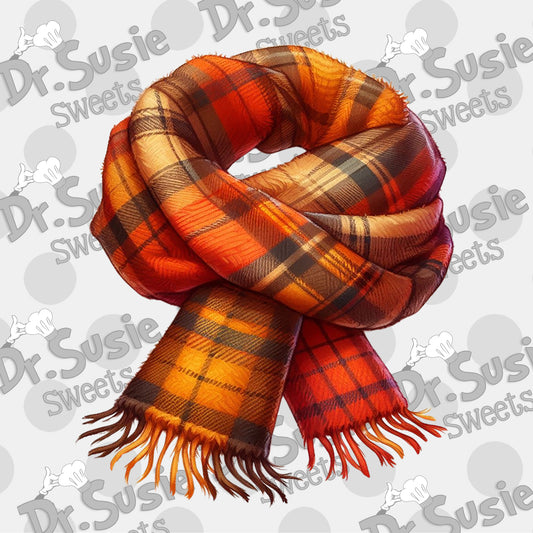 Fall Scarf-Edible Printer Digital Image