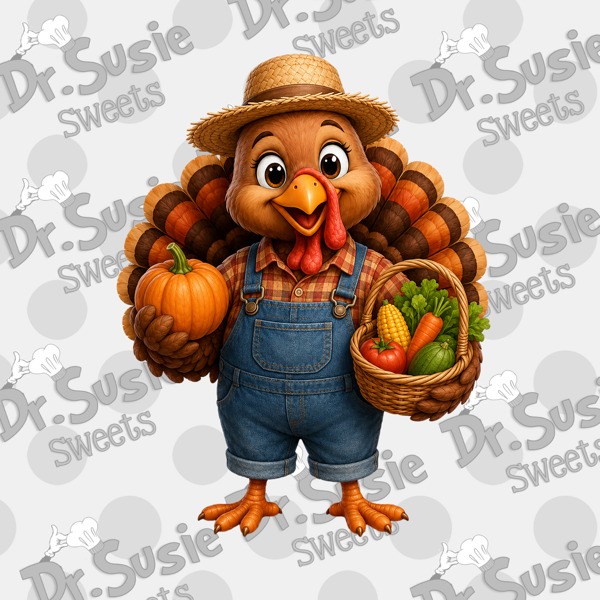Farmer Turkey-Sign STL
