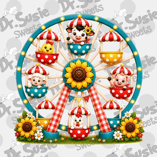 Country Fair-Ferris Wheel-Edible Printer Digital Image