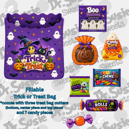 Trick or Treat Bag-Edible Printer Images and STL Set
