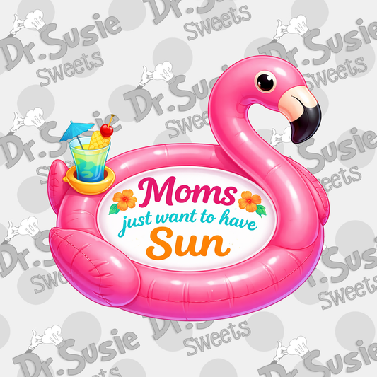 Flamingo Floatie-Edible Printer Digital Image