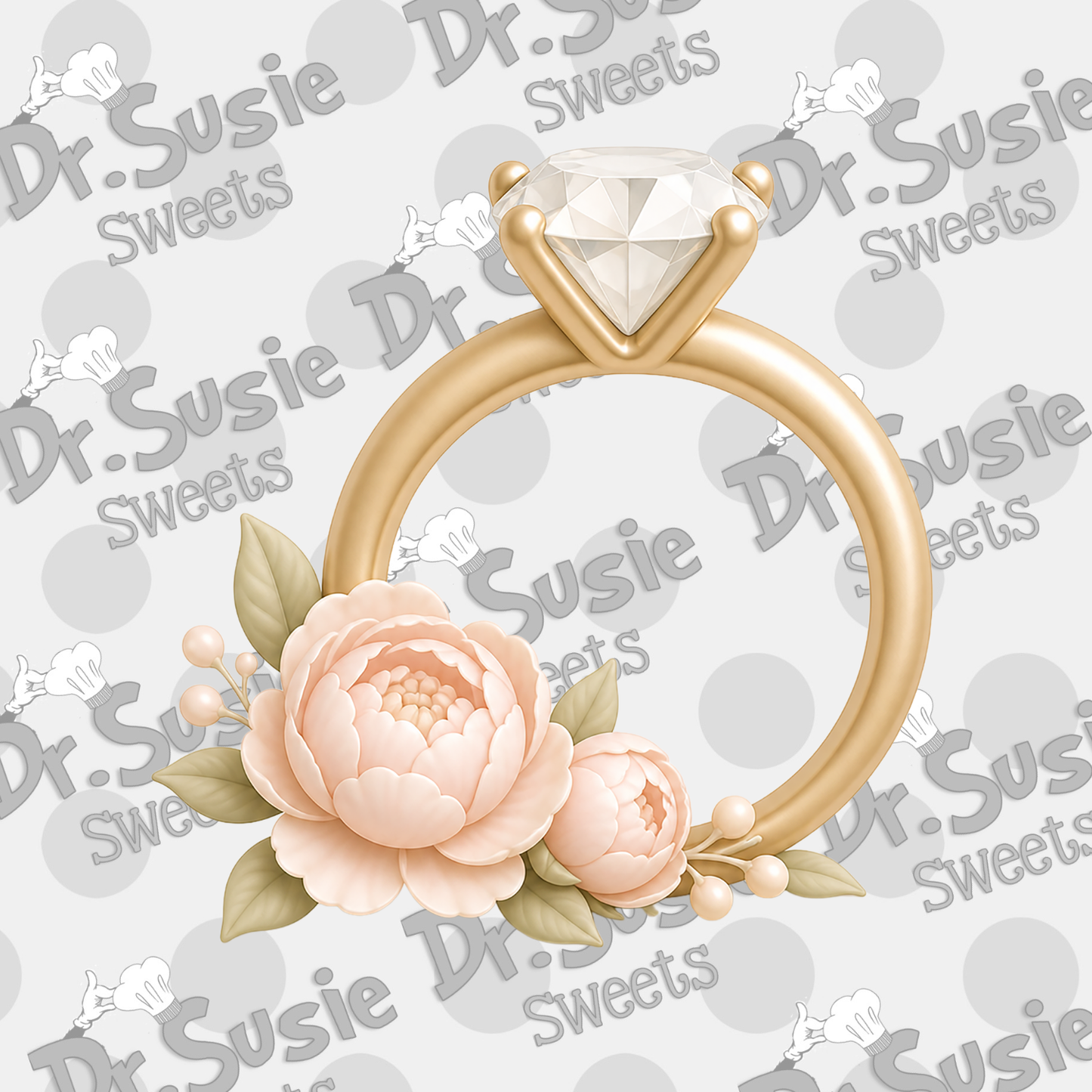 Floral Wedding Set-STL