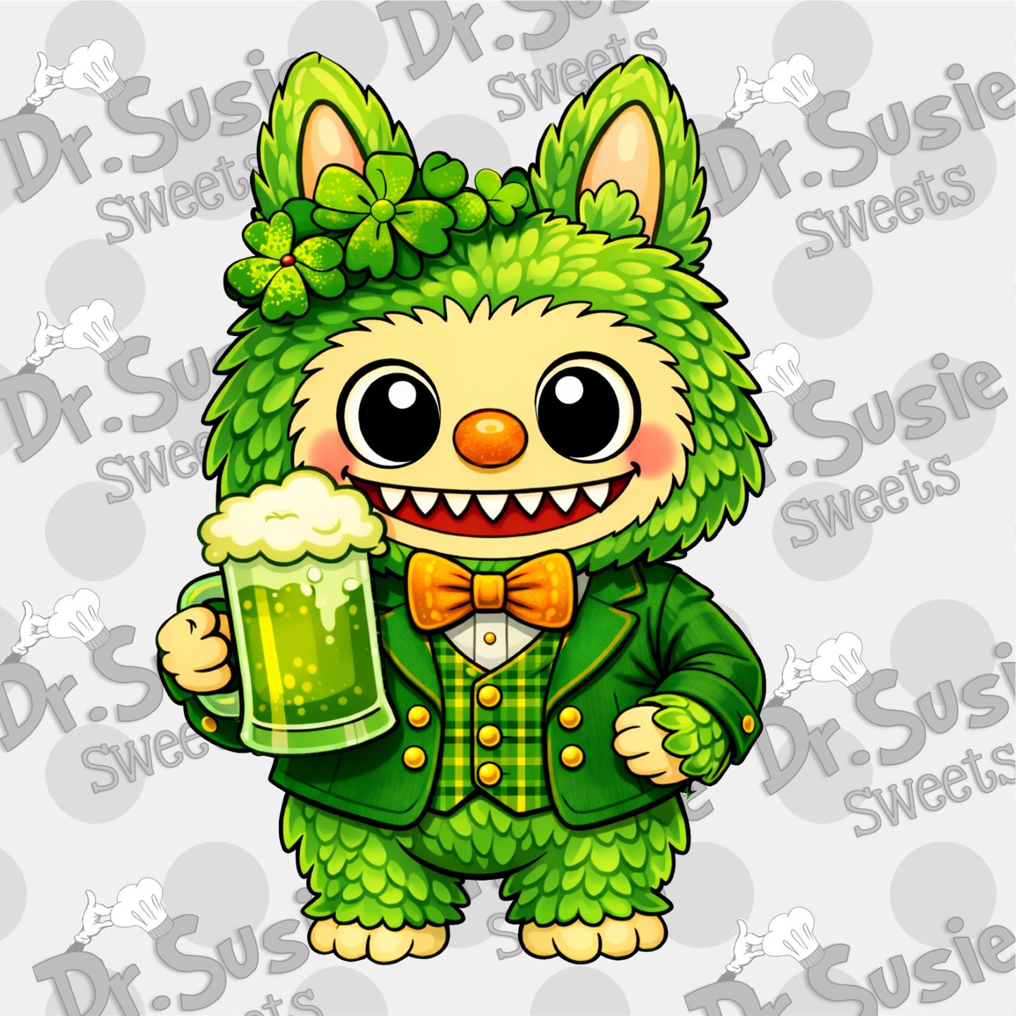 St. Patrick Fuzzy Monsters-STL