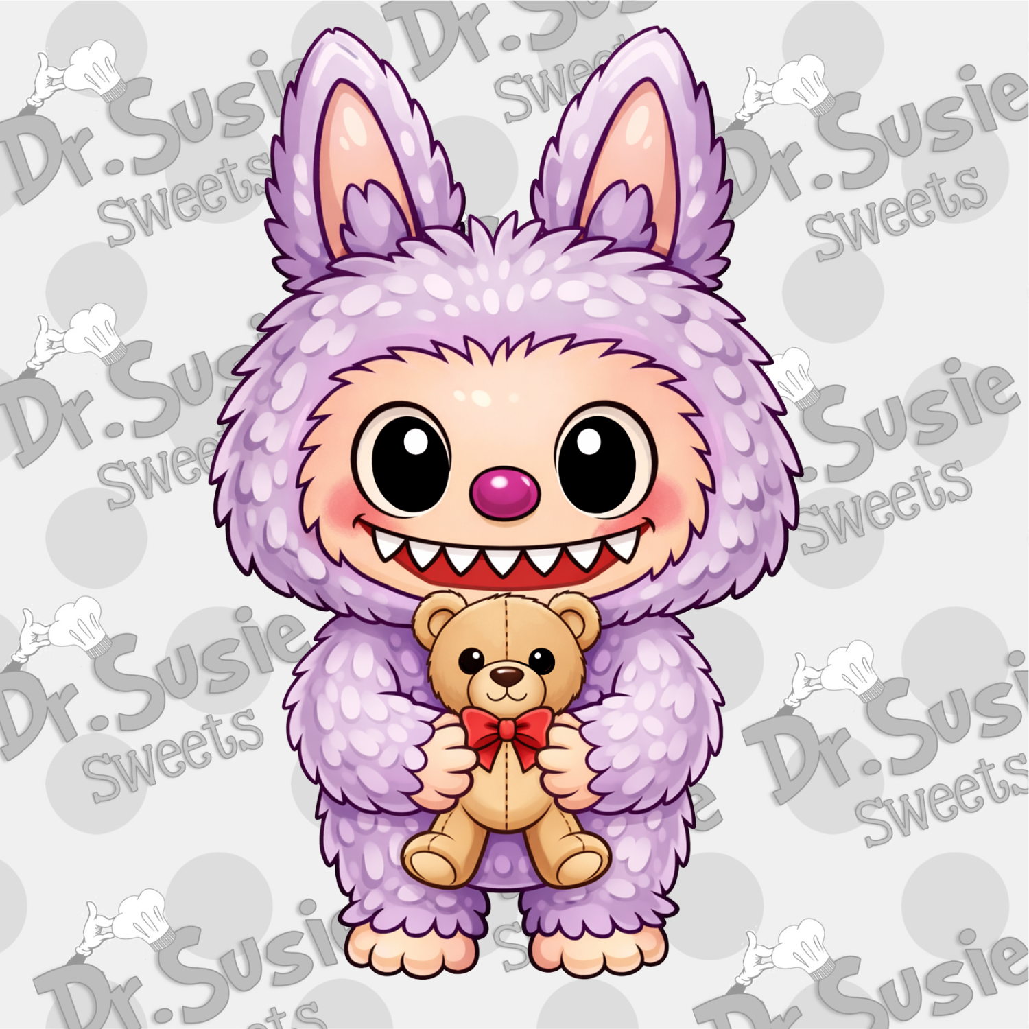 cute fuzzy monsters Valentine Fuzzy Monsters-STL – My Store