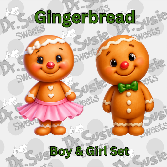 Gingerbread Boy and Girl-STL