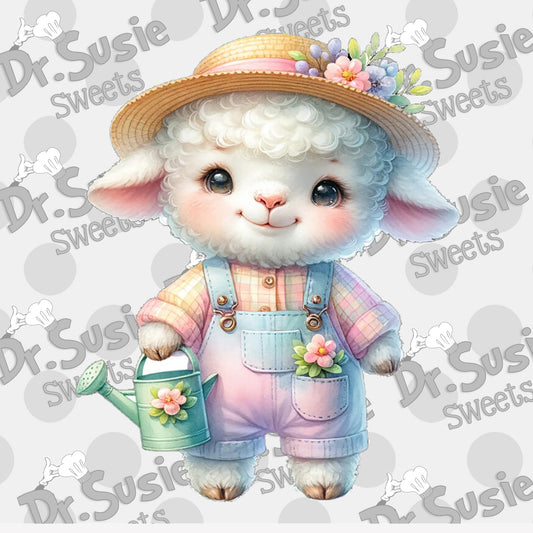 Gardener Lamb-Edible Printer Digital Image