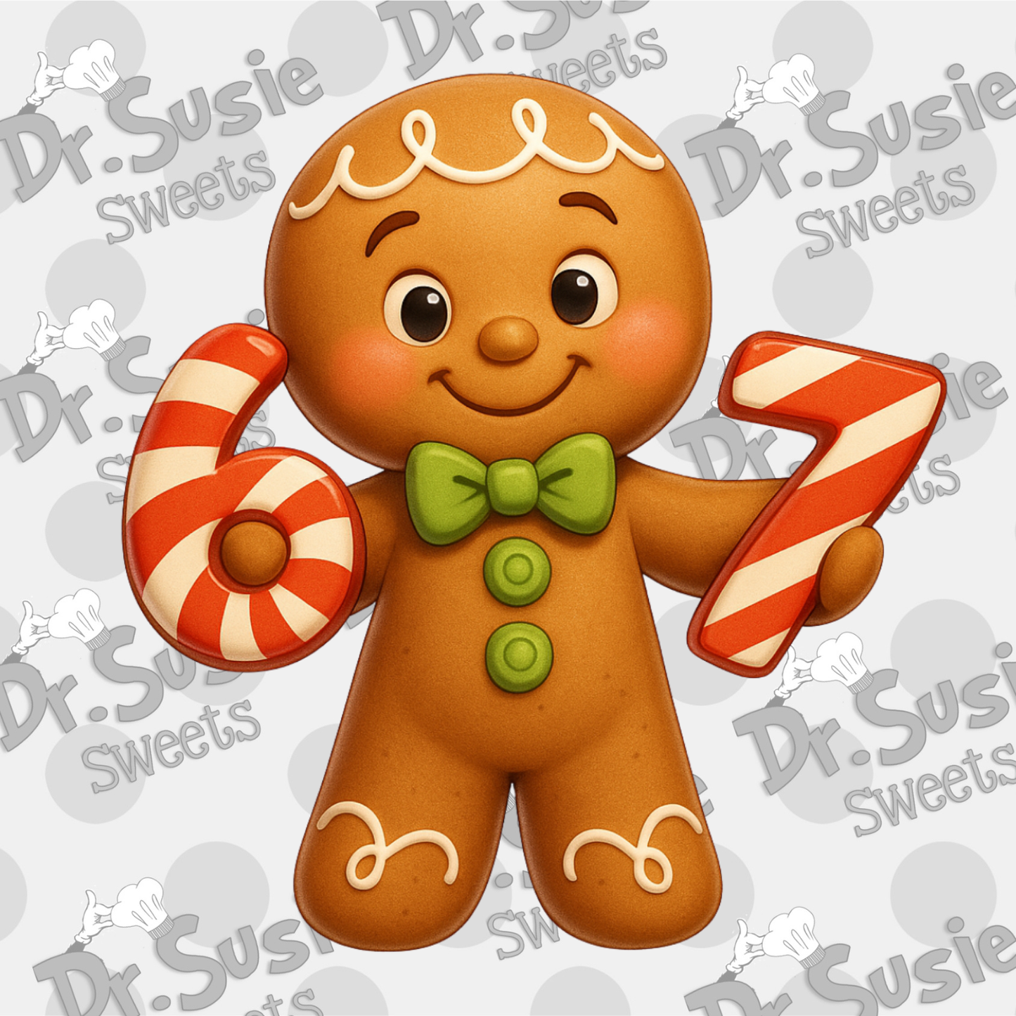 Gingerbread 6-7-Edible Printer Digital Image