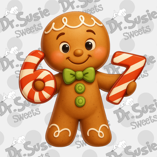 Gingerbread 6-7-Edible Printer Digital Image